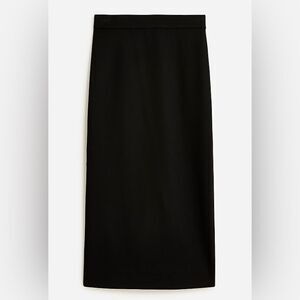 J. Crew Black Pencil Skirt